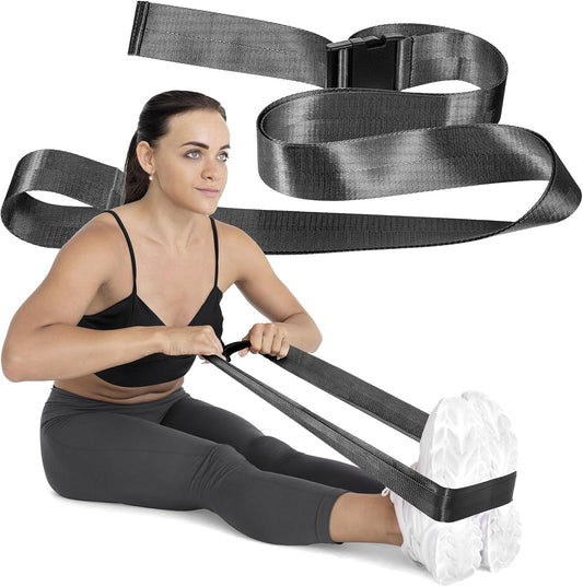 Physical Therapy Strap, Extremity Mobilization Belt, Manual Traction Strap, Adjustable Stretch Straps for Stretching Yoga Leg Shoulder Exercise