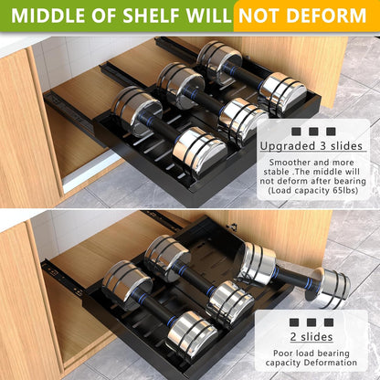 2 Pack Pull Out Cabinet Organizer 21" Deep Expandable Slide Out Drawer Organizers,No Drill Pull Out Drawers Adhesive with Nano Compatible Framed Cabinets Shelves For Kitchen Pantry Adjustable Width