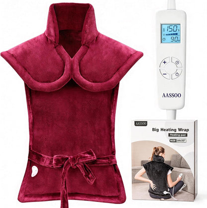 Graphene-Infused Heating Pad for Neck Shoulder and Back,Large Heating Pad for Women Men Dad, Weighted Electric Neck Shoulders Heat Pad for Pain Relief, ETL Certified