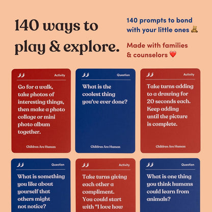 Friends are Human Conversation Cards for Friendship and Bonding, 140 Cards | Closeness Building Deck, Great Icebreaker for Girls Night, Roommates, College Friends, Deepens Trust and Connection, Ages 16+