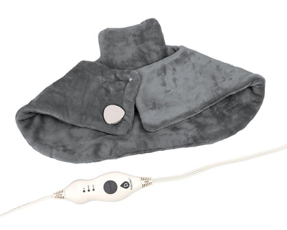Pursonic Electric Neck & Shoulder Heating Pad, Heat Therapy for Muscle Pain, Cramps,Sore Muscles in Neck & Back Areas, 3 Heat Settings, Auto Shut-Off