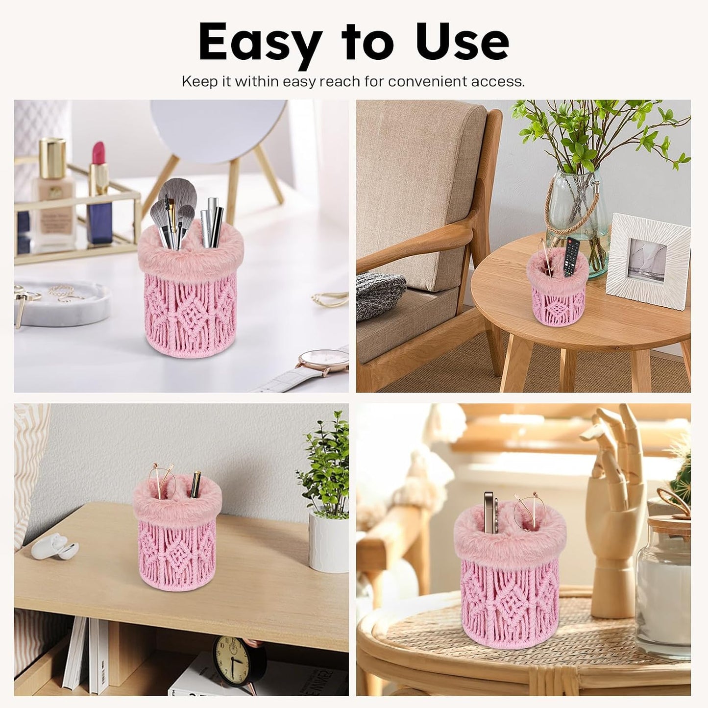 2 in 1 Glasses Holder, Anti-scratch Plush Lined Eyeglass Holder Stand for Nightstand Desk Eye-glass Storage Organizer