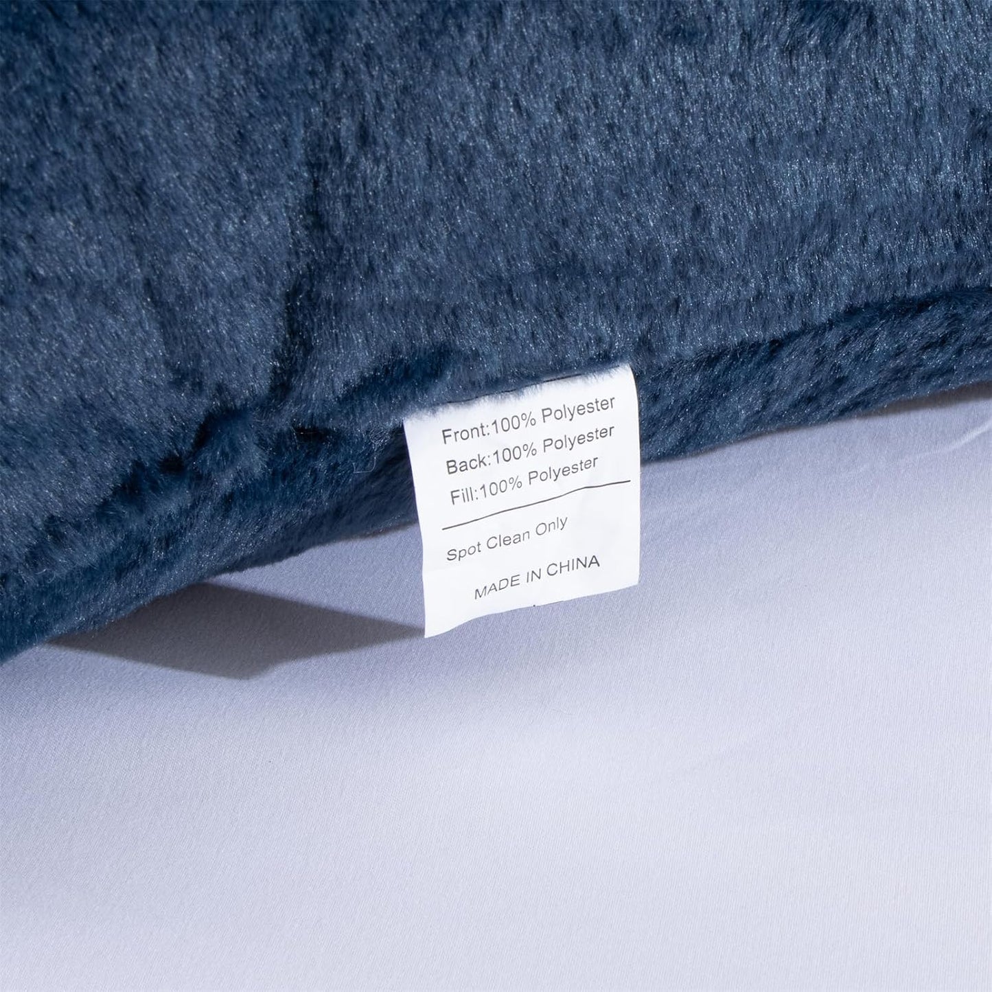 A Nice Night Ivory Reading Pillow, 18.5" Bed Wedge Pillows with Arms | Back Support For Sitting,Faux Fur Backrest Pillow For Adult Children, Supports Reading,Gaming & Relaxing in Bed,Couch,Floor