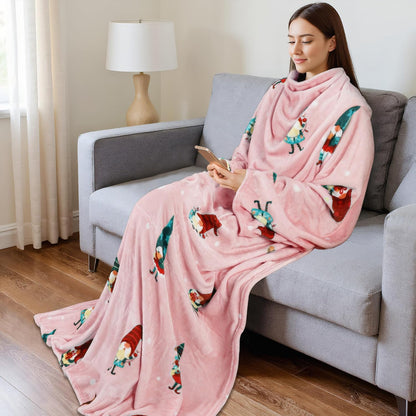 Catalonia Wearable Blanket with Sleeves for Women & Men, Fleece Wrap Throw | Cozy Sleeve Design for Hands-Free Comfort, Perfect for Reading, TV Time & Relaxing, Christmas & Birthday Gift