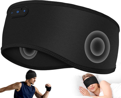 MUSICOZY Sleep Headphones Bamboo Bluetooth Headband for Side Sleepers