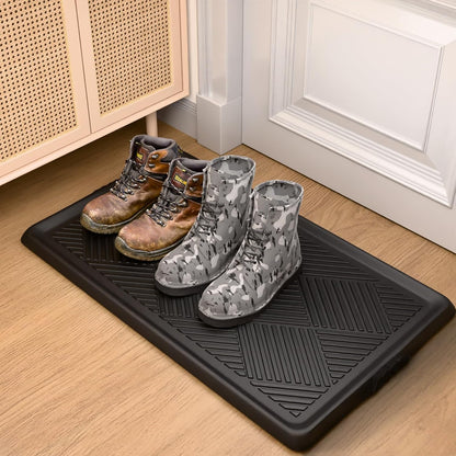 Boot Tray for Entryway, Rubber Mat for Shoe Organizer, 27.5" x16