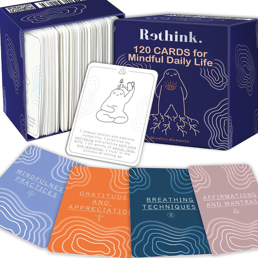Meditation Cards for Anxiety Relief - Daily Affirmation Cards for Women