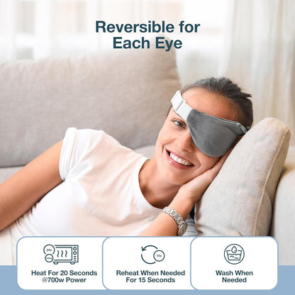 MyHalos Heated Eye Compress, Warm Compress for Dry Eyes, Blepharitis & MGD