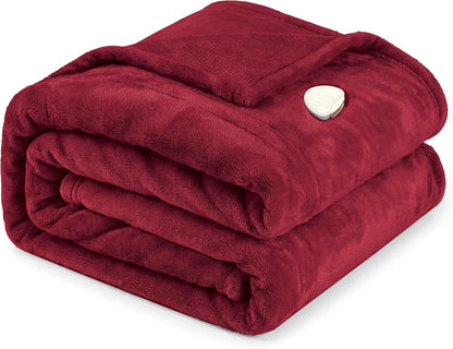 Tefici Electric Heated Blanket, Super Cozy 2-Layer Flannel Heated Throw
