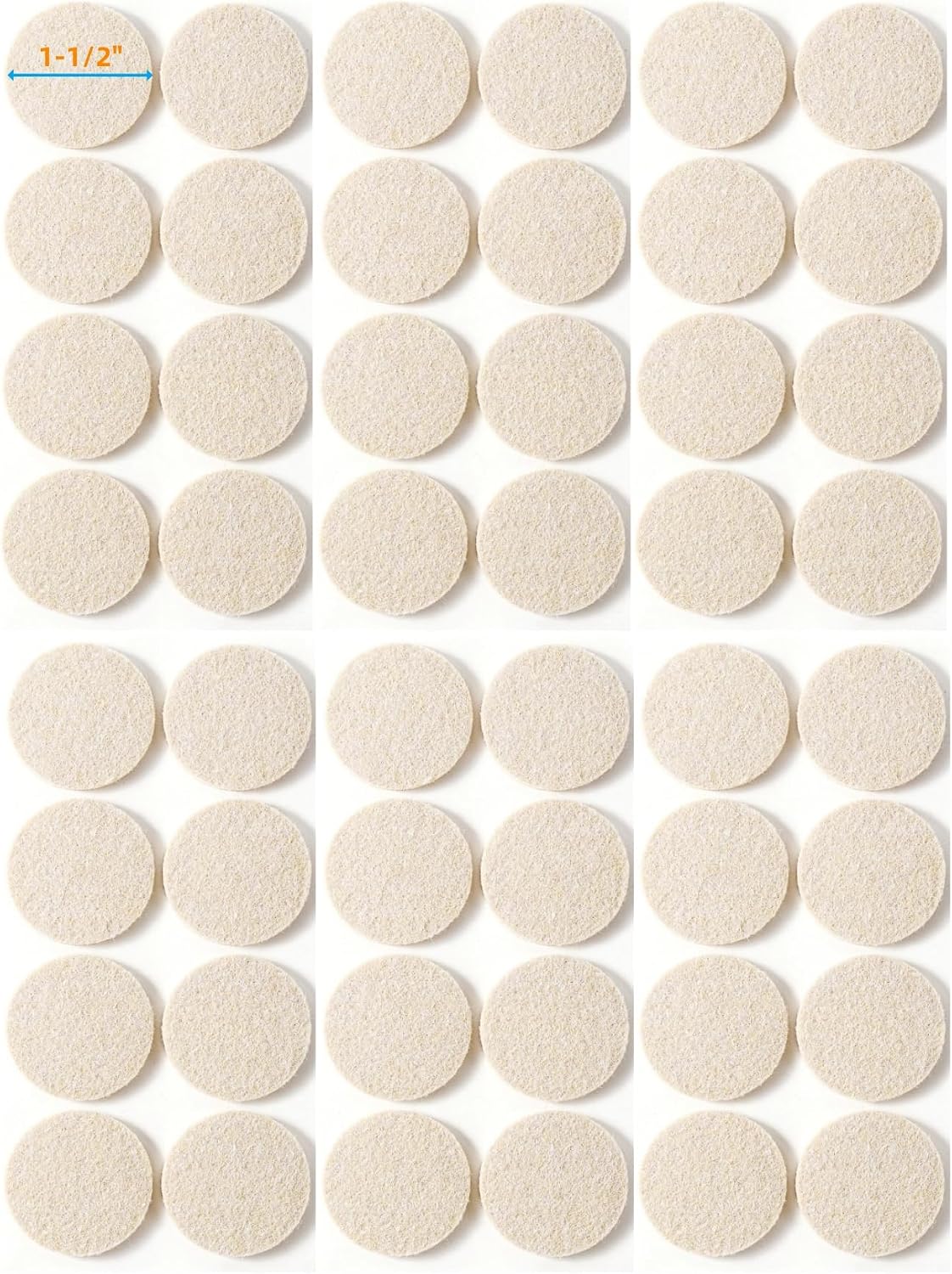 Felt Pads Small 3/8" Felt Pads for Cabinet Doors Bumpers, Cabinet Cushion Dots Felt Cabinet Door Stops, Self Adhesive Thick Bumper Pads to Protect Surfaces -Anti Scratch 234 Pcs Round Brown