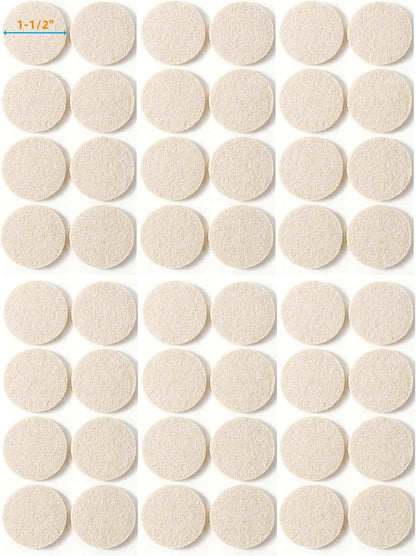 Felt Pads Small 3/8" Felt Pads for Cabinet Doors Bumpers, Cabinet Cushion Dots Felt Cabinet Door Stops, Self Adhesive Thick Bumper Pads to Protect Surfaces -Anti Scratch 234 Pcs Round Brown
