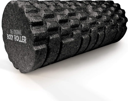 The Original Body Roller High Density Foam Roller for Exercise & Recovery | Firm, Patented Texture is ideal for pre- and post- workout massages, Trigger Point Relief, Physical Therapy, and Back Pain