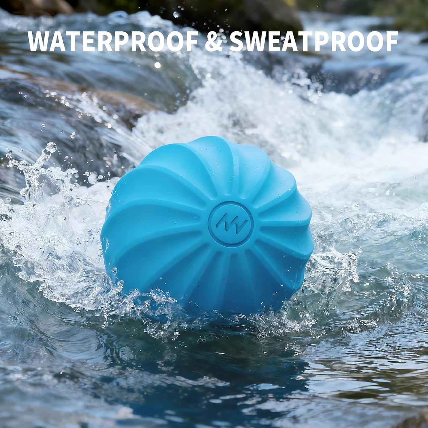 2.3" Mini Vibrating Massage Ball, 10-Speed Vibrating Foam Roller, Lacrosse Ball Massage Ball Therapy for Relieving Muscle Tension & Soreness, Vibrating Massage Roller for Plantar Fasciitis(Purple)