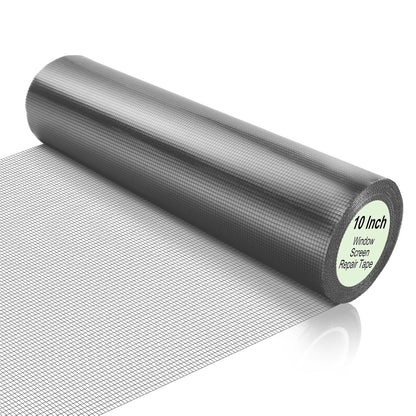 CroBlissful 5 Inch X 20 ft Extra Wide Window Screen Tape Mesh Repair, Gray | Strong Adhesive, Waterproof Fiberglass, Screen Repair Kit Patch, for Window Door Tears Holes