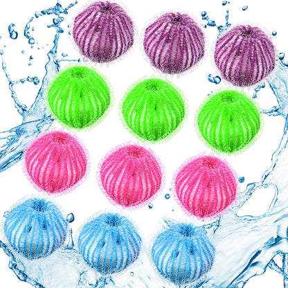 Blulu 18 Pieces Pet Hair Remover for Laundry, Classic Color | Reusable Washing Machine Hair Catcher Pet Dog Cat Fur Catcher Lint Remover from Laundry