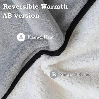 Wheelchair Lap Blanket for Seniors, 43" * 28" Soft Sherpa Lined Knee & Lap Cover, Warm Lightweight Throw with Snap Buttons, Cozy Comfort for Elderly & Caregivers, Wine Red