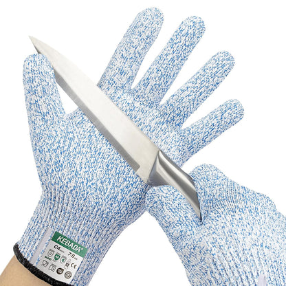 Kebada C4 Cut Resistant Gloves, ANSI A4, 100% Food Grade, 1 Pair