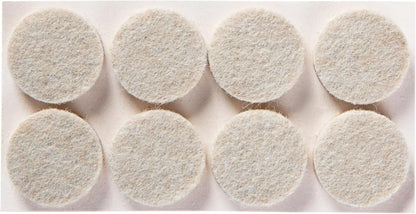 Scotch Felt Pads 32 PCS Beige, Felt Furniture Pads for Protecting Hardwood Floors, 1" Round, Easy-to-apply, Self-Stick design, Reliable protection from nicks, dents and scratches (SP802-NA)