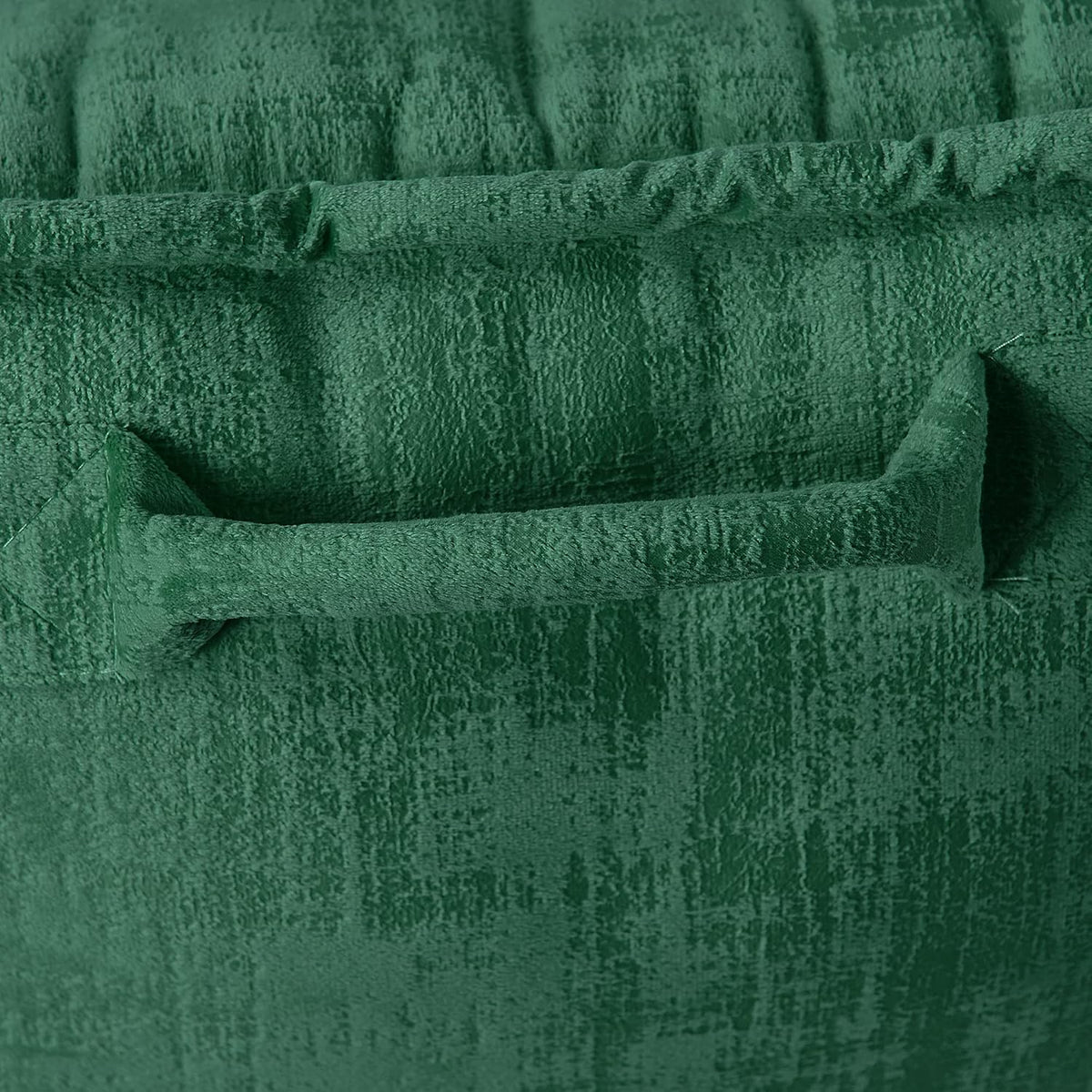 DIY Assembly Art Velvet Backrest Reading Bed Rest Pillow with Arms & Pockets, 18" H for Sitting in Bed Couch Sofa, Back Support Cushion with Removable Cover, 20"x18"x17", Aqua