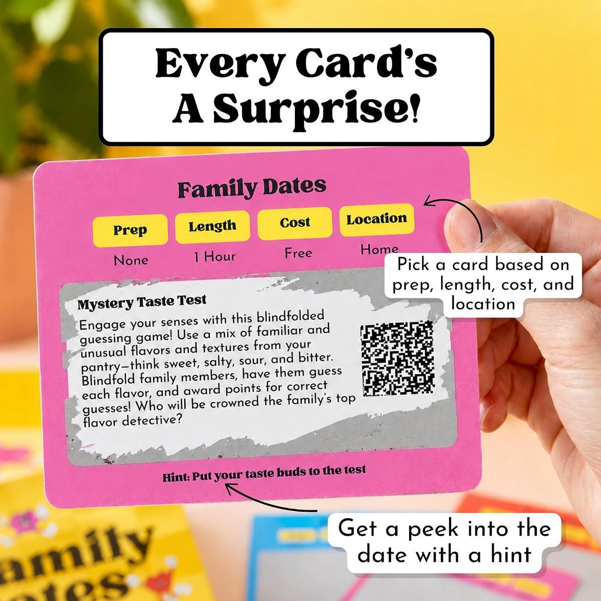 Happy Duo Family Dates – 40 Scratch-Off Family Games & Activities, Ages 4+