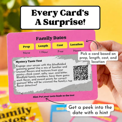 Happy Duo Family Dates – 40 Scratch-Off Family Games & Activities, Ages 4+