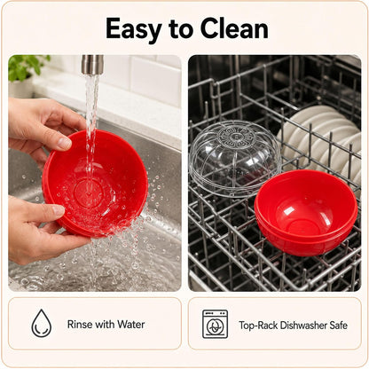 Avocado Keeper Saver Avocado Storage Containers With Lid | Onion Avocado Tomato Saver Fruit vegetable Holder Storage (Avocado Holder)