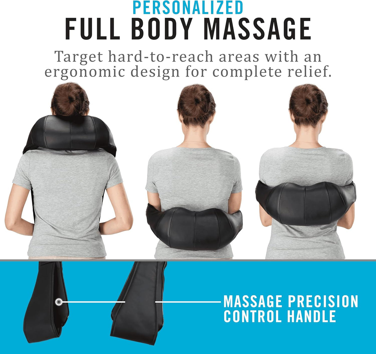 Daiwa Felicity Tapping Pro - Handheld Deep Tissue Back, Neck, Shoulder, Leg, Calf Muscle Massager with Extension Handle - FSA HSA Eligible