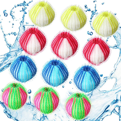 Blulu 18 Pieces Pet Hair Remover for Laundry, Classic Color | Reusable Washing Machine Hair Catcher Pet Dog Cat Fur Catcher Lint Remover from Laundry