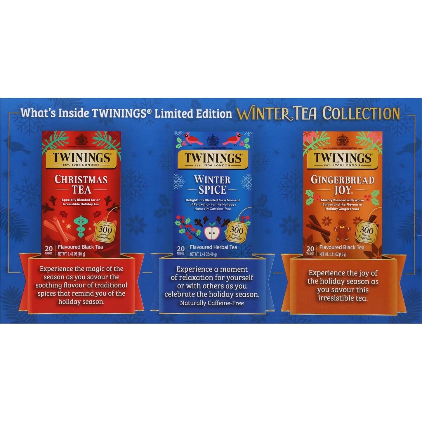 Twinings Mango & Pineapple Herbal Tea Individually Wrapped Bags, 20 Count (Pack of 1), Naturally Caffeine-Free, Enjoy Hot or Iced, 20 Teabags