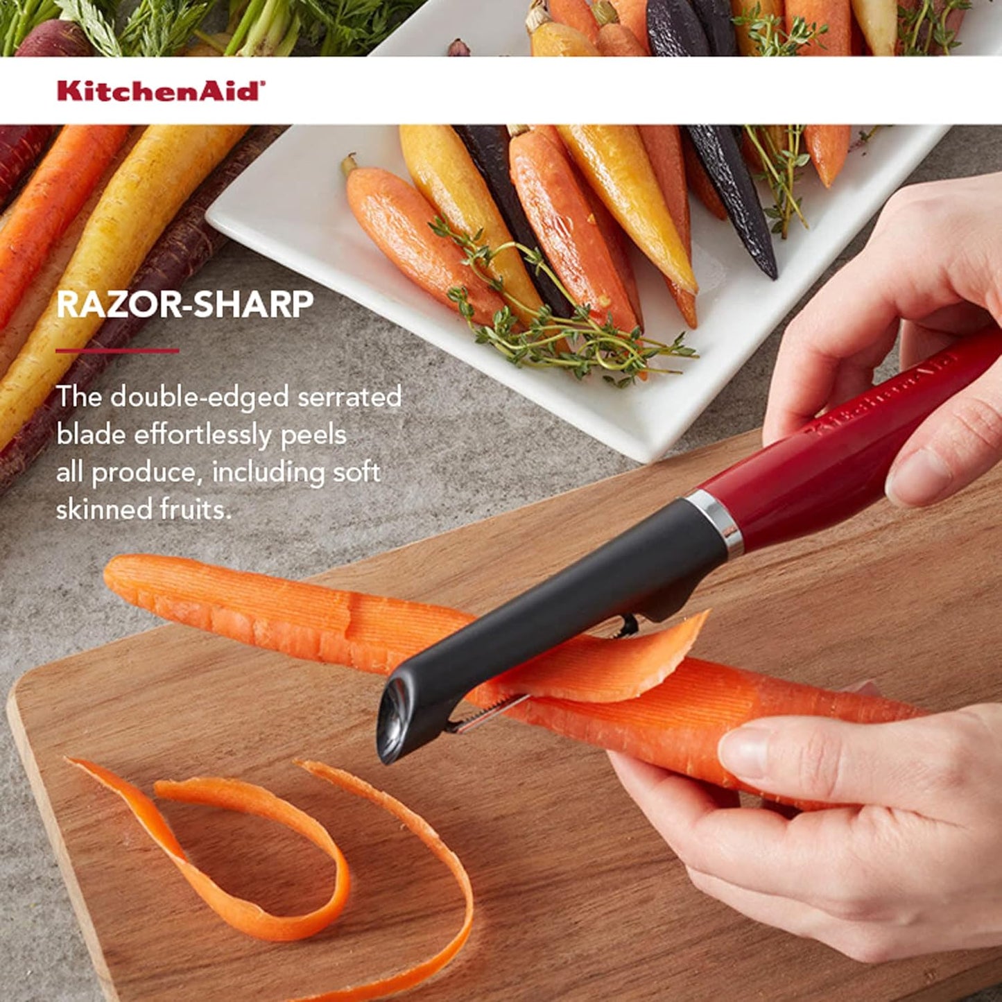 KitchenAid Gourmet Euro Peeler, 8.7-Inch, Pistachio