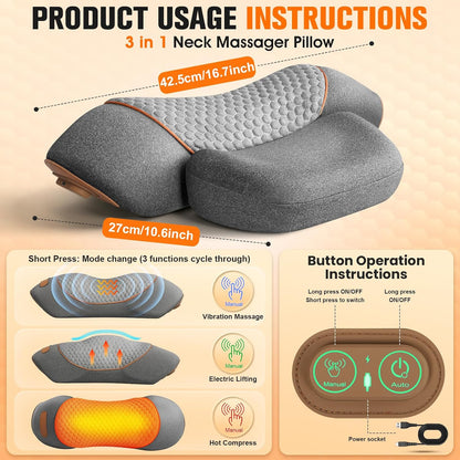 Lumbar Support Pillow,Ergonomic Memory Foam Lumbar Pillow for Chairs Black