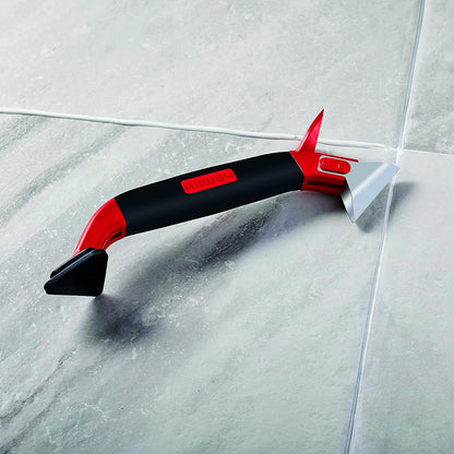 ALLWAY CT31 3-in-1 Caulk Tool for Removal and Application | Remove Old Caulk, Smooth Fresh Caulk