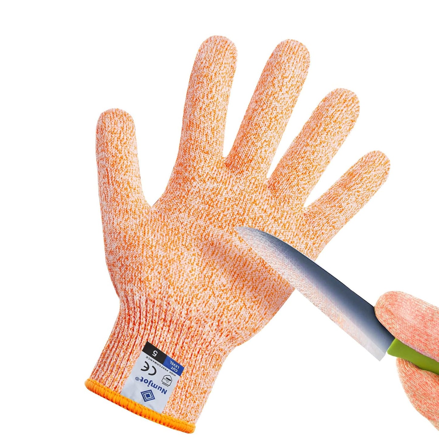 Cutting Gloves, Food Grade Level 5 Protection, Safety Kitchen Cut Gloves for Oyster Shucking, Fish Fillet Processing, Mandolin Slicing, Meat Cutting and Wood Carving. (Violet-Medium 2 Pairs)
