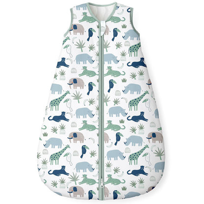 Yoofoss Baby Sleep Sack 0-6 Months Wearable Blanket for Babies 100% Organic Cotton 2-Way Zipper TOG 0.5 Toddler Sleeping Sack 3 Pack, Sleep Sacks