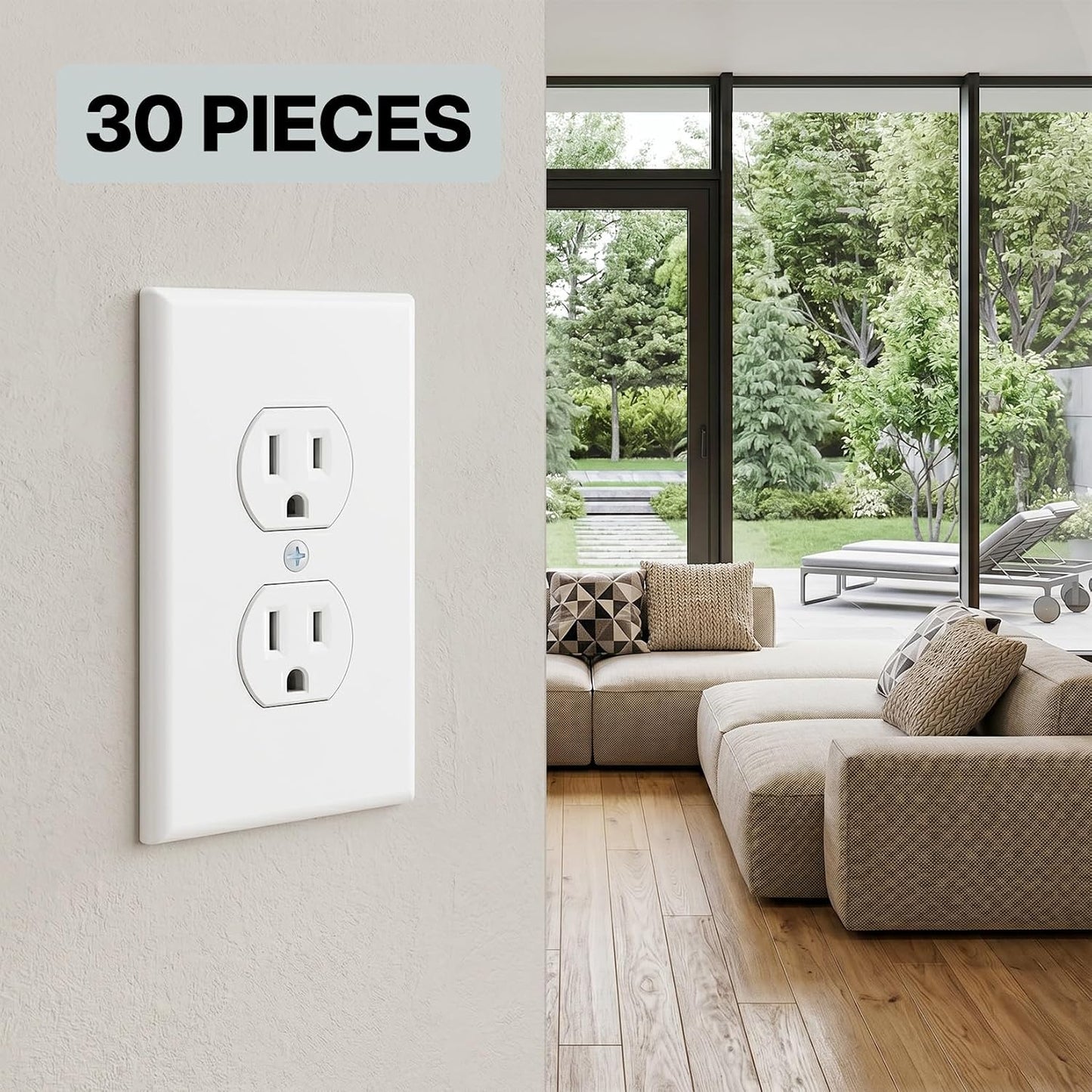 50 Pcs Outlet Insulation and Draft Sealers Foam Insulation Pads