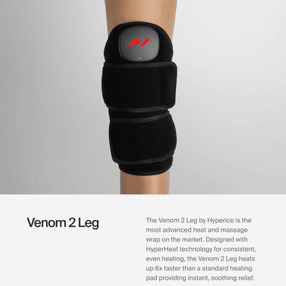 Hyperice Venom 2 Back Heated Vibration Massage Therapy Wrap Pain Relief | Relieve Pain | Soreness | Tightness | Increase Blood Flow |Three Precise Settings and Patterns | Up to 3 Hour Battery Life