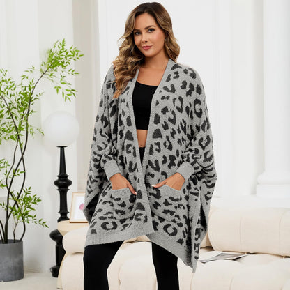Wearable Blanket Sherpa Poncho Unique Office Work Warm Cozy Shawl TV Throw Blankets, Plush Cape Wrap for Adults
