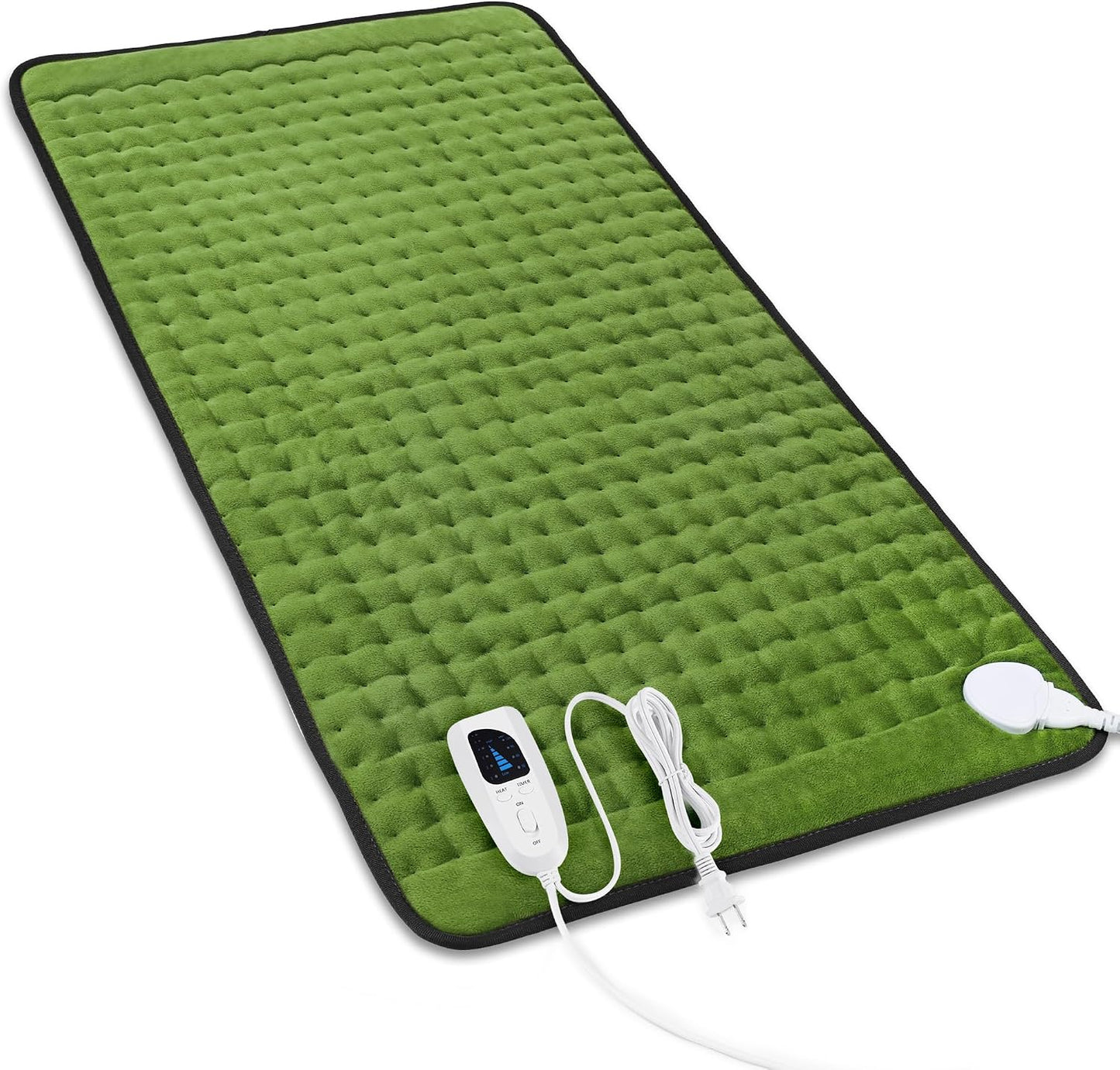 Heating Pad,Heated Blanket,Heating Pad for Back Neck,Grey,24x12 Inch | Electric Heating Pad,Dry/Moist Heat Heating Pads,Heating Pads for Shoulder,Abdomen,Heat Pad for Women Men,Birthday Gift