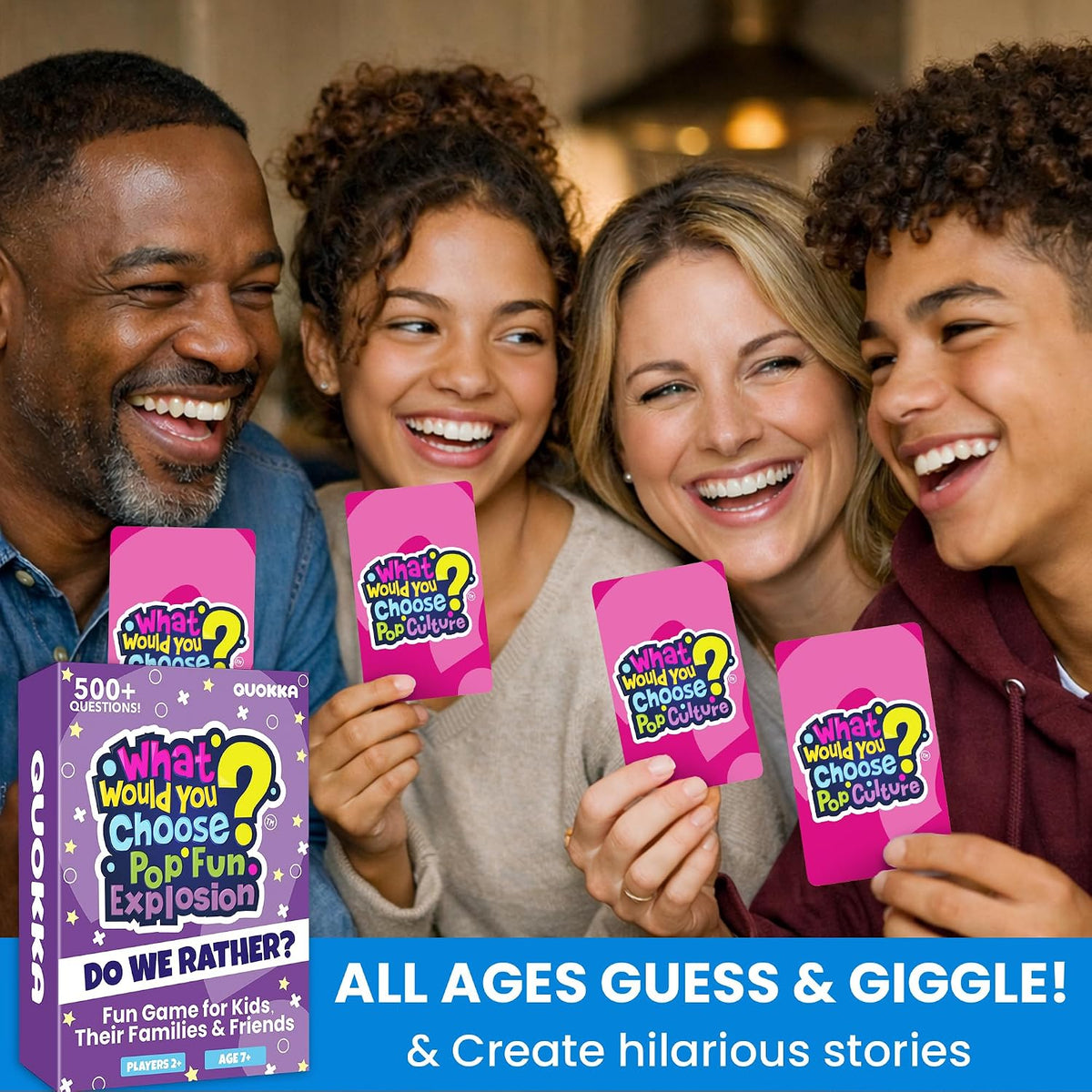 Travel Card Game for Teens, Kids, Adults - Party Games for Family Nights