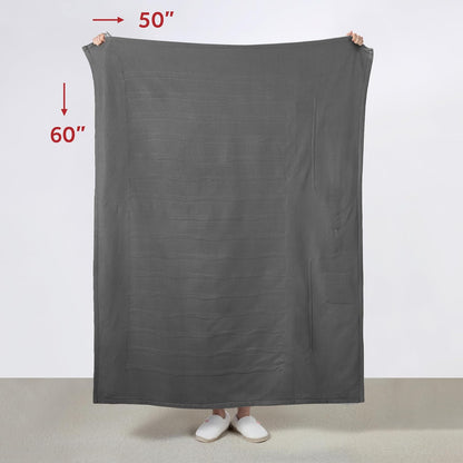 Sunbeam Electric Throw Royal Luxe Microplush Heated Blanket, 4 Heat Settings, 4-Hour Auto Shut-Off, Fast Heating, Warm and Cozy, Walnut Color, 50" x 60"