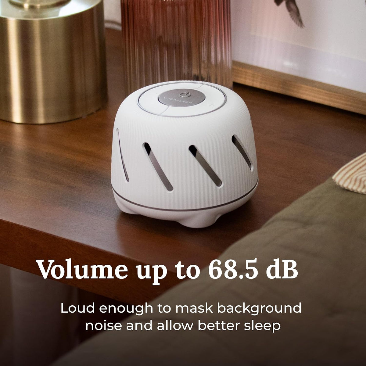 Yogasleep Dohm Connect, White Noise Sound Machine App-Based Controls, Soothing Sounds from a Real Fan, Sleep Timer & Volume Control, Sleep Therapy, Office Privacy, Travel for Adults & Baby