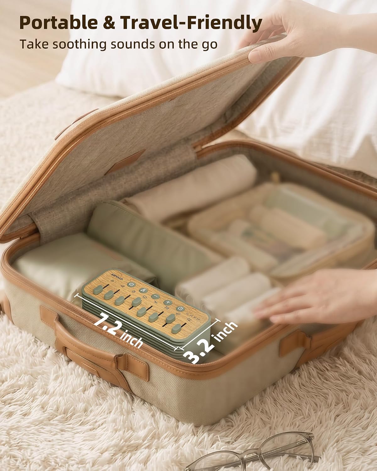 Sound Machine for Sleep, 255+ Natural White Noise Sound Combinations