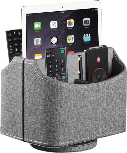 360° Rotatable Remote Control Holder,TV Remote Caddy for Nightstand Table