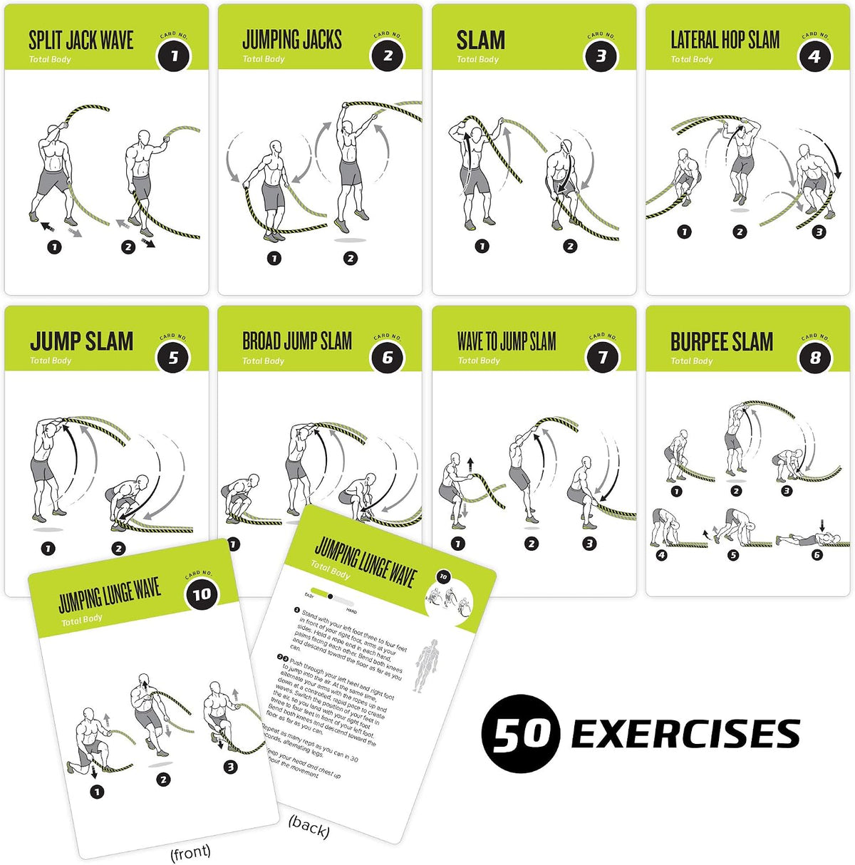 NewMe Fitness Pilates Workout Cards, Fitness Deck for Women and Men