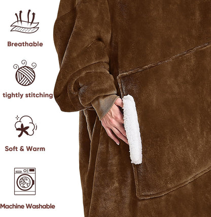 yescool Wearable Blanket Hoodie as Christmas Birthday Gifts for Women Mom - Colors B