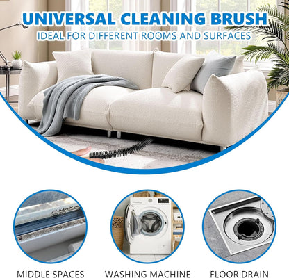 Full-Bristle Dryer Vent Cleaner Brush, Dryer Lint Brush and Lint Removal Tool for Trap and Duct, 27.95 Inches, Flexible for Deep Cleaning to Remove Pet Hair & Lint and Improve Efficiency