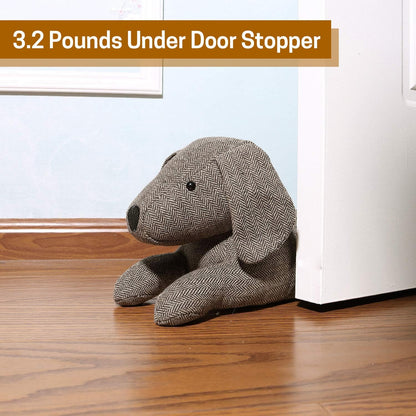 SWISSELITE 36 Inch Under Door Stopper, Decorative Door Noise Blocker | Weighted 3.2 Pounds Animal Air Draft Stopper Soundproof Energy Saver for Door & Window
