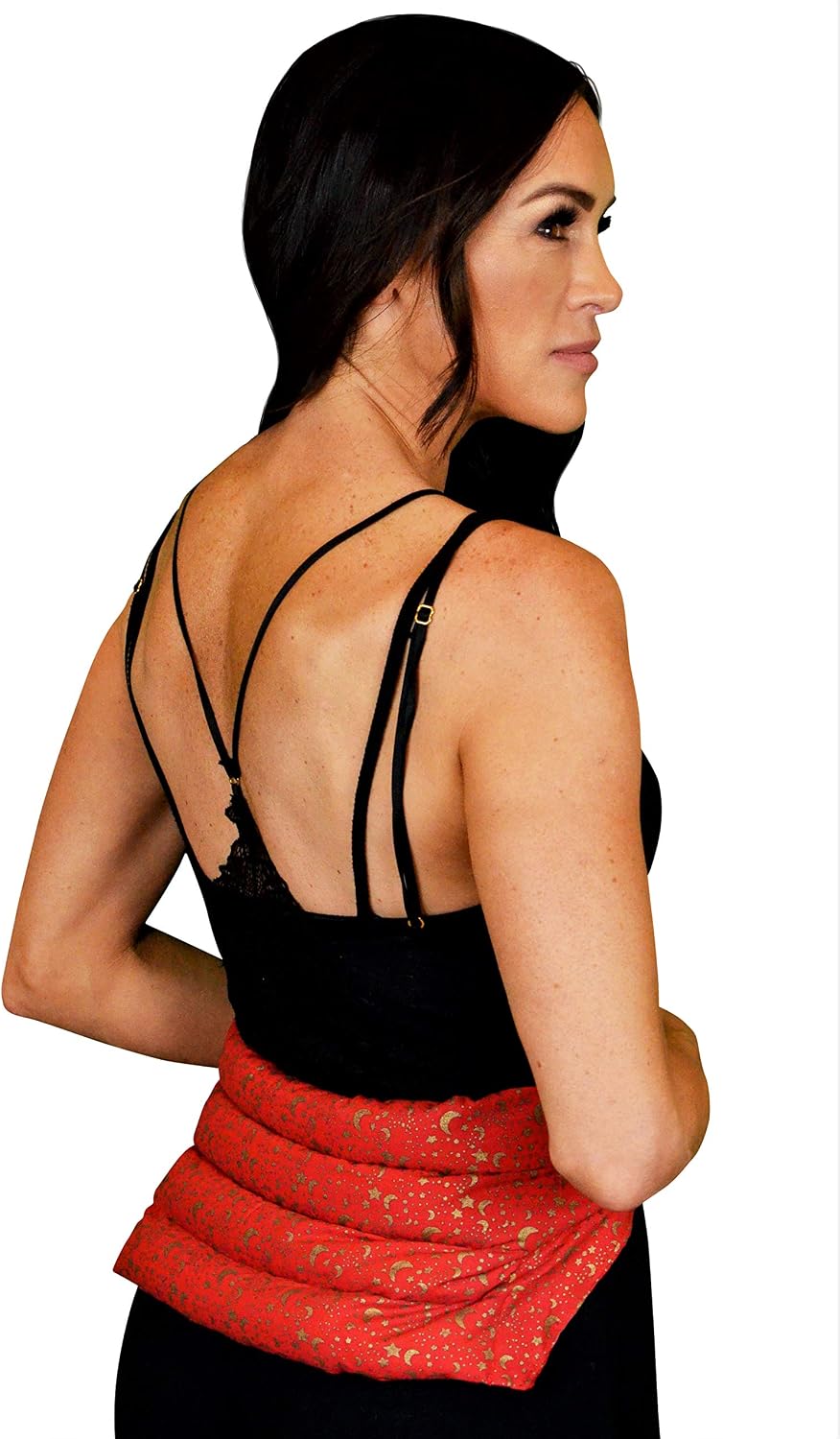 Nature's Approach Belted Lumbar Wrap, Assorted | Adjustable hook-and-loop belt secures this 12-herb rice & flaxseed wrap around the lower back