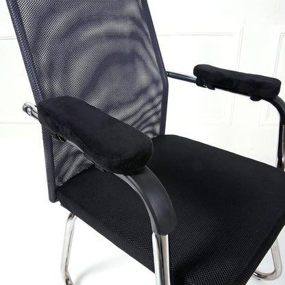 2pcs Office Chair Arm Pads Covers with Memory Foam Elbow Pillow for Forearm Pressure Relief for Office Chairs Gaming Chair