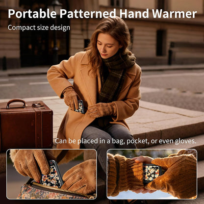 Lerat Hand Warmers Rechargeable, Electric Hand Warmers Reusable- Fast Heating Hand Warmer with 3 Heat Settings, Portable Hand Warmers Gifts for Women, Great for Hunting Camping Hiking